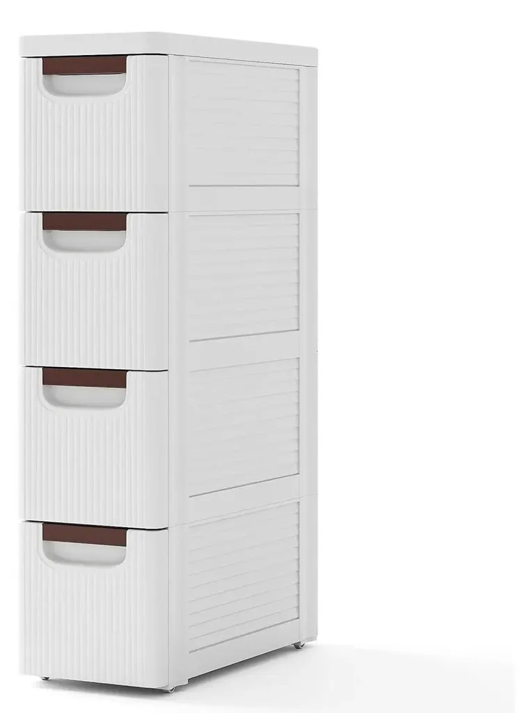 Rangement mobile 4 tiroirs grande capacité largeur 20cm spécial niche