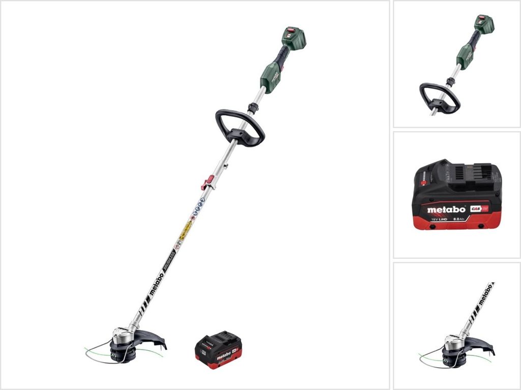 Metabo RTD 18 LTX BL 30 Akku Rasentrimmer 18 V 30 cm Brushless + 1x Akku 8,0 Ah - ohne Ladegerät