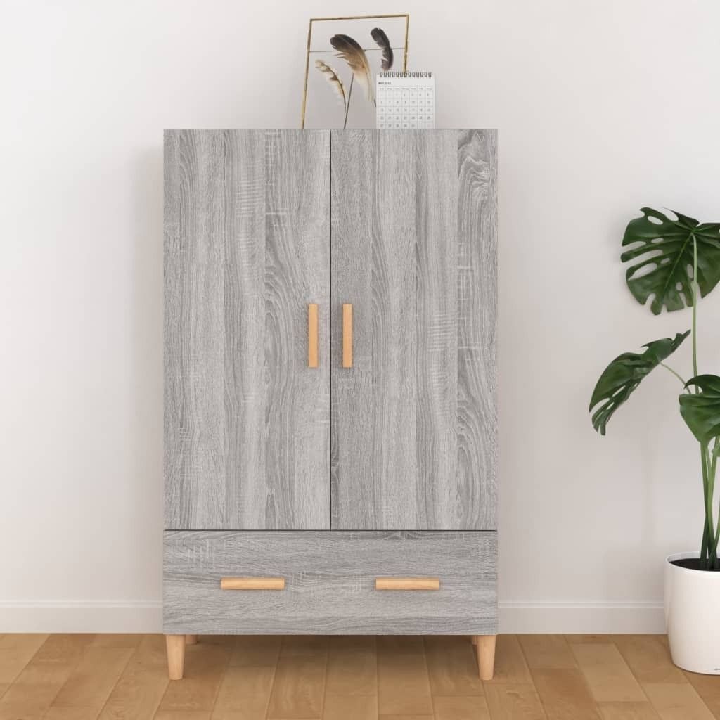 Maison Exclusive - Highboard Grau Sonoma 70x31x115 cm Holzwerkstoff