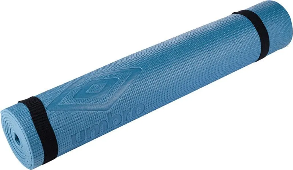 Tapis de sol fitness bleu Umbro pour gym douce et exercices de Pilates