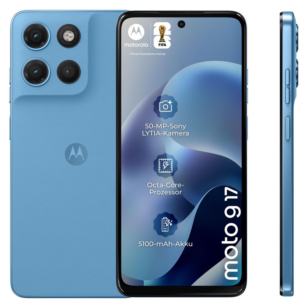 Motorola moto g17 , 17,1 cm (6.72"), 4 GB, 128 GB, 50 MP, Produktbild 