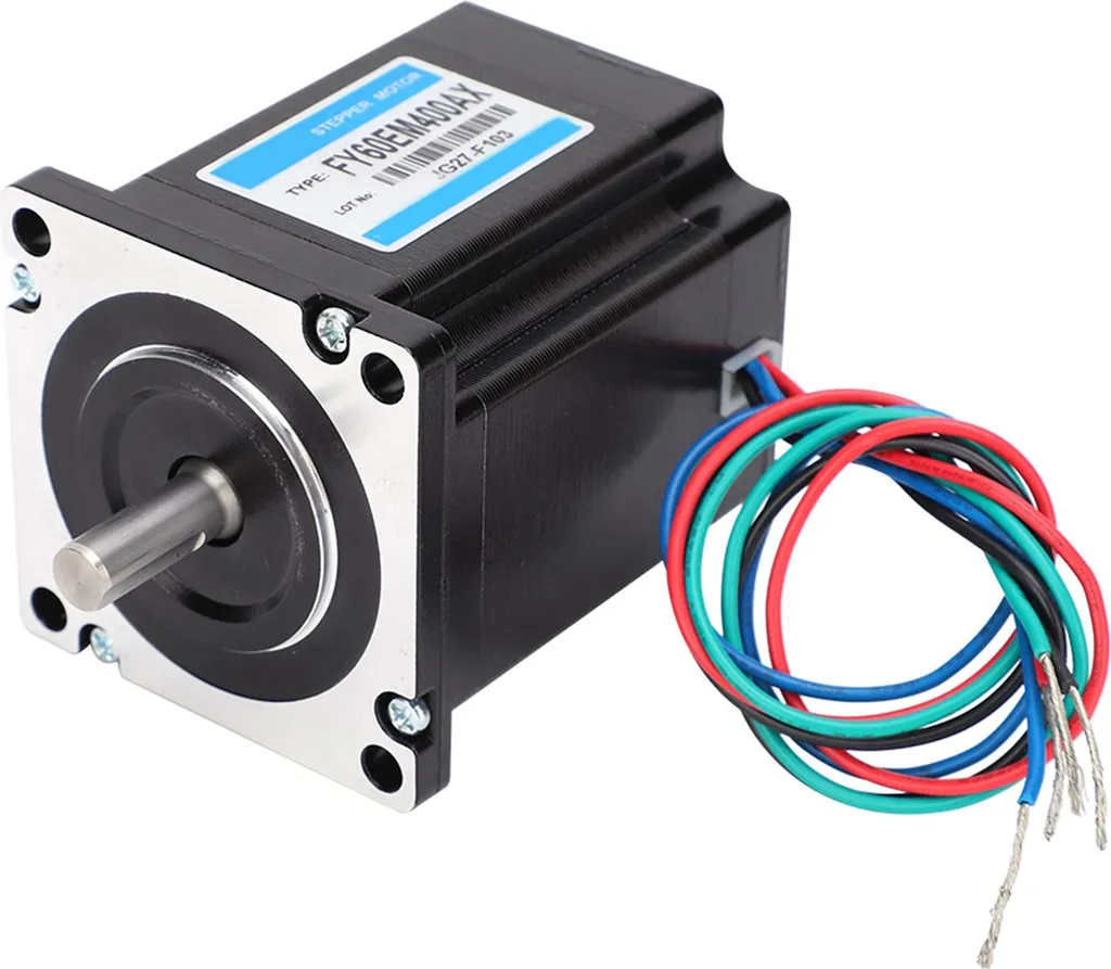 Moteur NEMA 24 couple fort 3,2 Nm biphasé 1,8° pour pilotage moteur pas