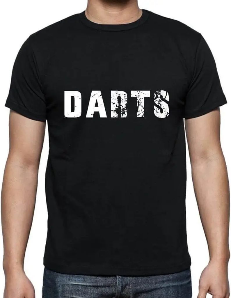Herren Grafik T-Shirt Darts Öko-Verantwortlich Vintage Jahrgang Kurzarm Lustige Druck Geburtstag Geschenk Mann