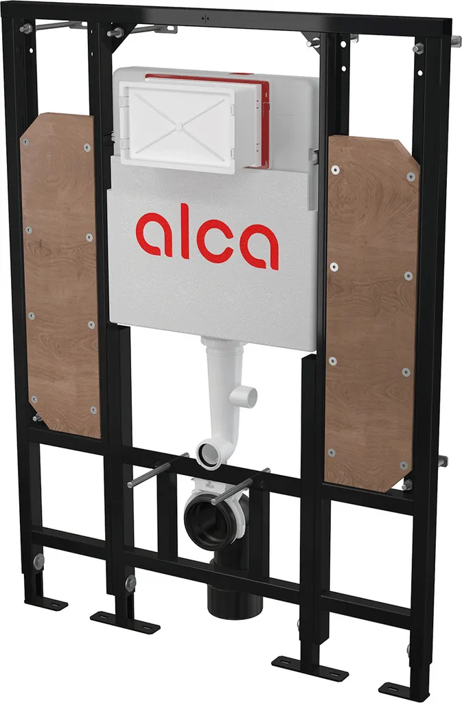 Support WC suspendu Alcadrain AM101/1300H pour salle de bain accessible