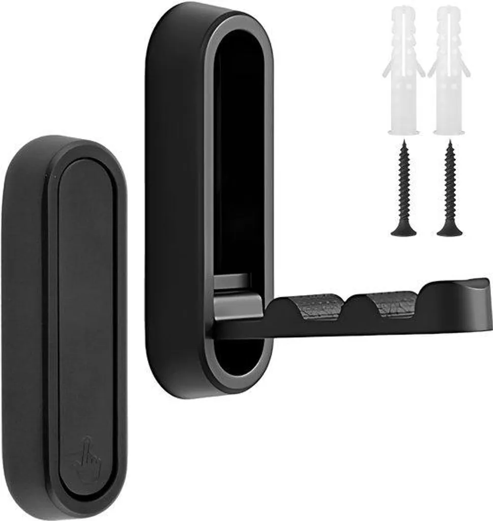Patère murale rabattable en métal lot de 2, support pliable gain de place