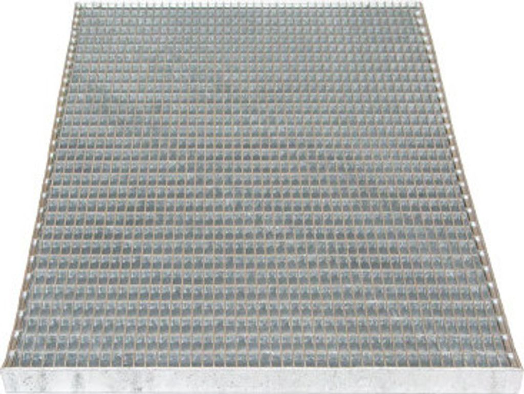 Gitterrostpodeste 30 x 10 mm, feuerverzinkt - Länge: 500 mm, Breite: 1000 mm