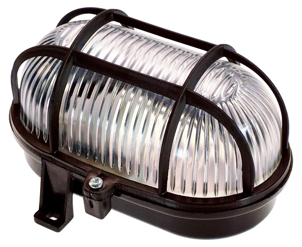 AS SCHWABE Lampe ovale, 60 W, noir Image du produit 