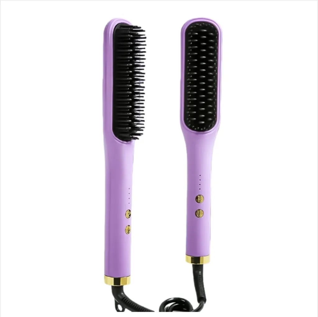 Spazzola Elettrica INF Viola: Capelli Lisci e Lucenti in un Istante