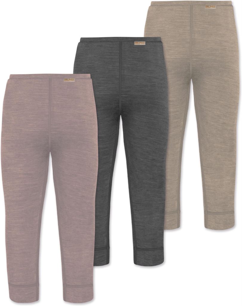 normani 3er Pack Baby Merino Hose Unterhose