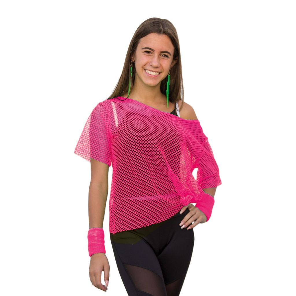 Sonja Blank Netzshirt pink Elegant Mode Shirts Netzshirts 