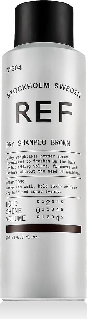 REF Dry Brown Shampoo Nº204 200ml - Vegan & Sulphate Free Image du produit 