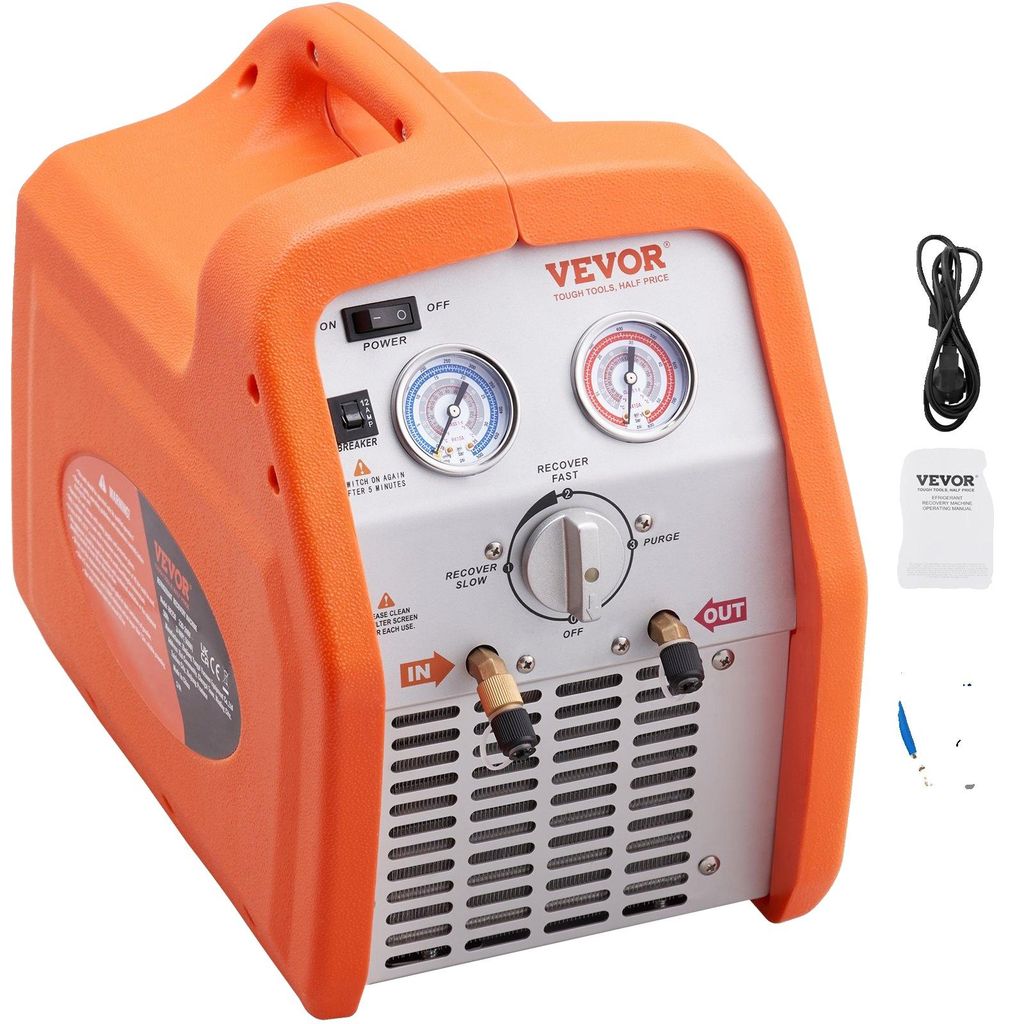 Stroj na rekuperáciu chladiva VEVOR 3/4 hp extrakčná Obrázok produktu 