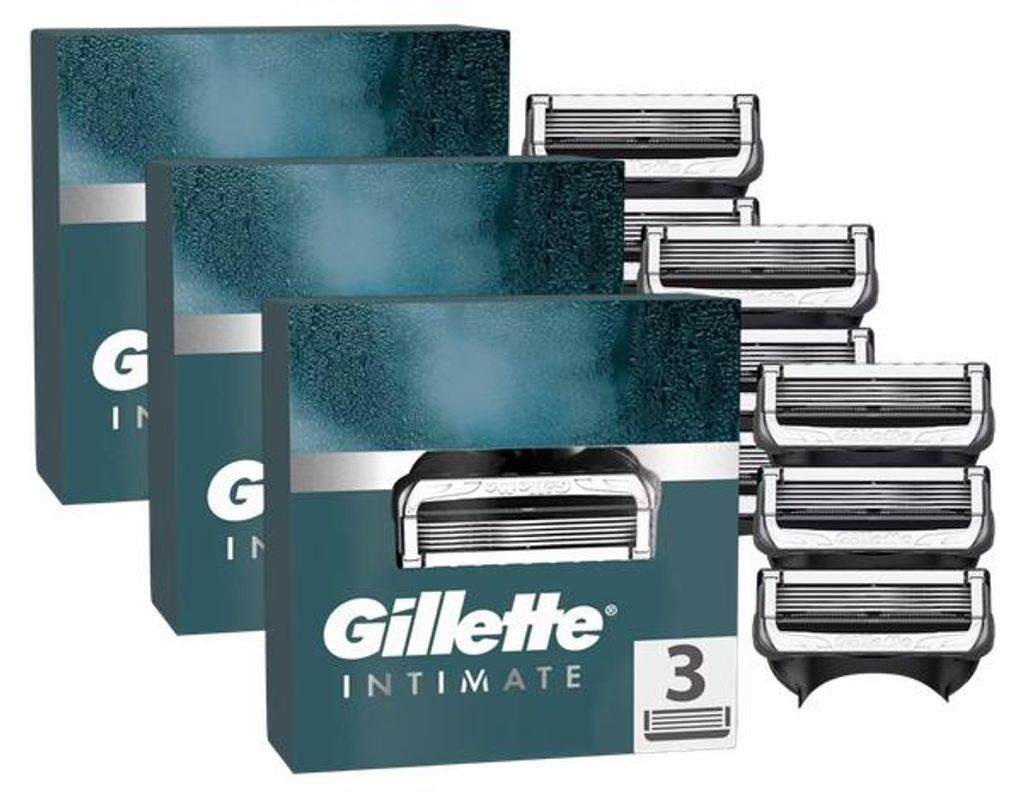 3x Gillette Intimate Ersatzklingen Produktbild 