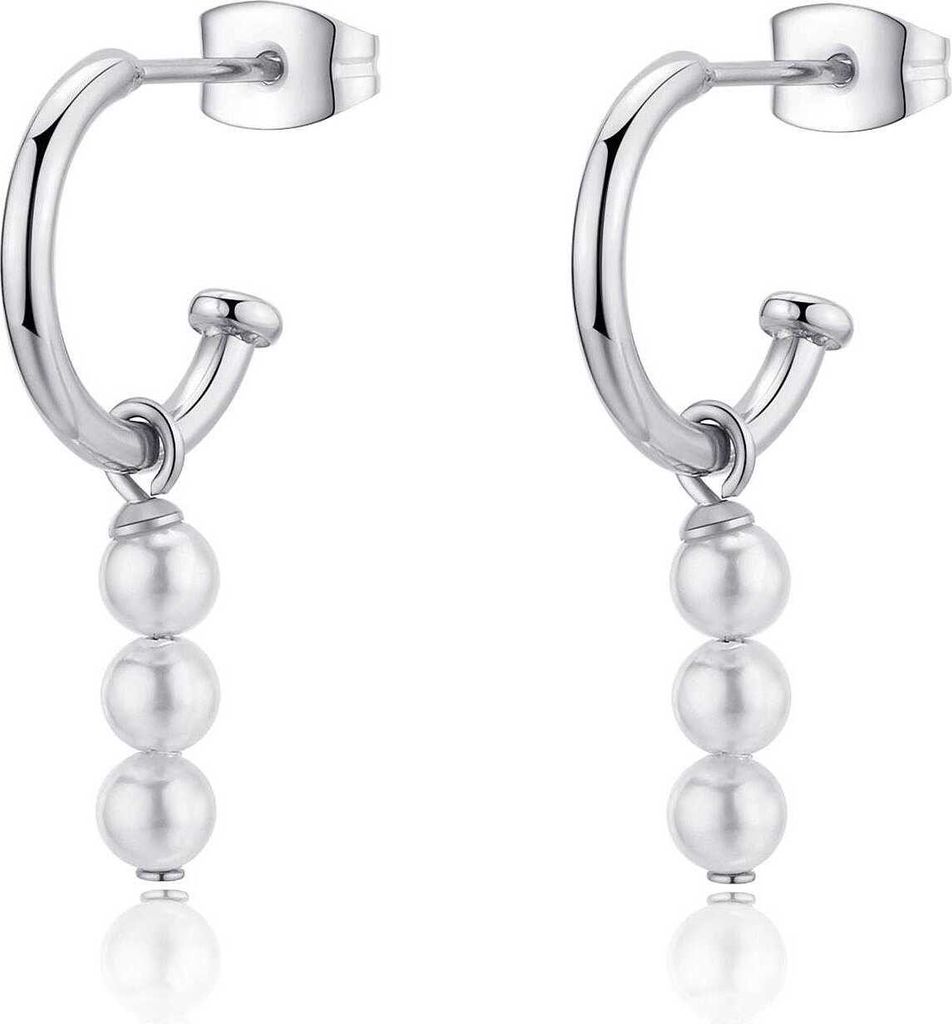 Ohrringen Anhänger Sagapò Silber Kollektion Wisdom - frau