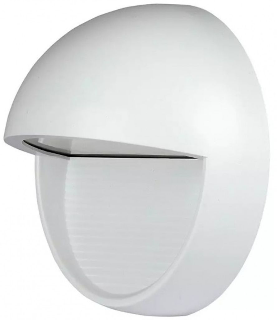 Treppenleuchte LED Gehuse Wei 3W 3000K Rund 1408/V-TAC