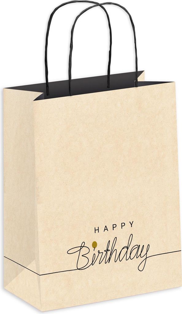 Geschenktüte "Celebration Time" Midi | B 18 x T 08 x H 24 cm