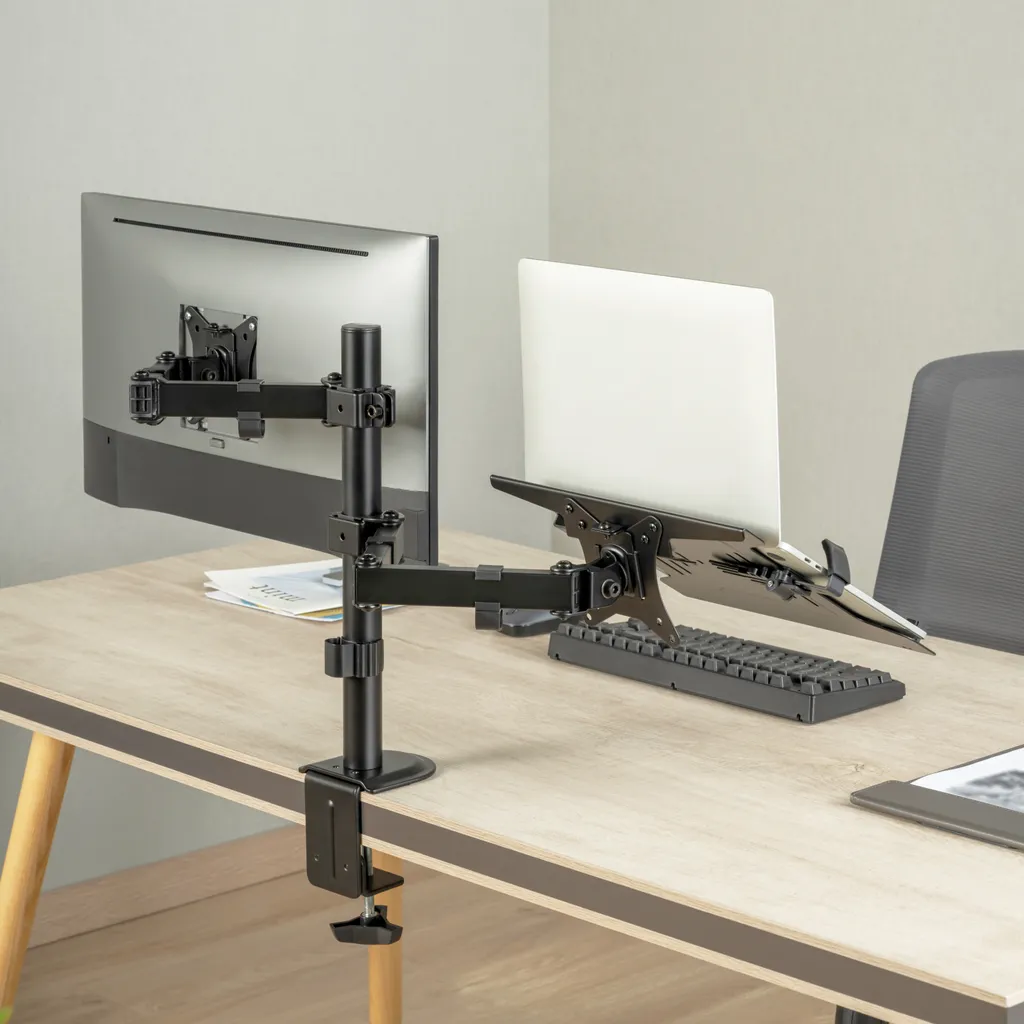 Évitez le Mal de Dos avec le Support Écran et PC Portable Noir BP0175 - 7