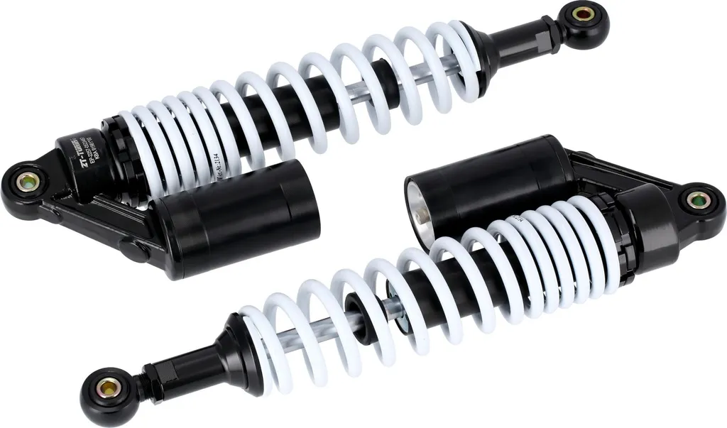 Amortisseurs Performance 360mm Noir et Blanc avec ABE pour Simson S51