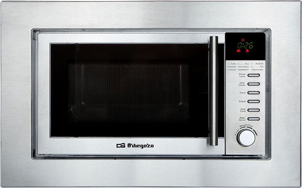 Orbegozo MIG 2025 Microondas Integrable con Grill 20L 800W Inox