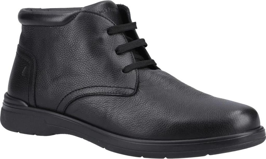 Hush Puppies - "Malcolm" Chukka-Stiefel für Herren, Leder FS11870 (43 EU) (Schwarz)