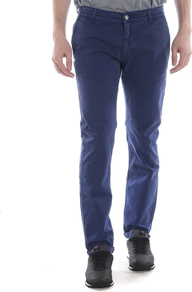Pantalon Bleu Slim Daniele Alessandrini PJ9001L1003931 en Tissu Premium