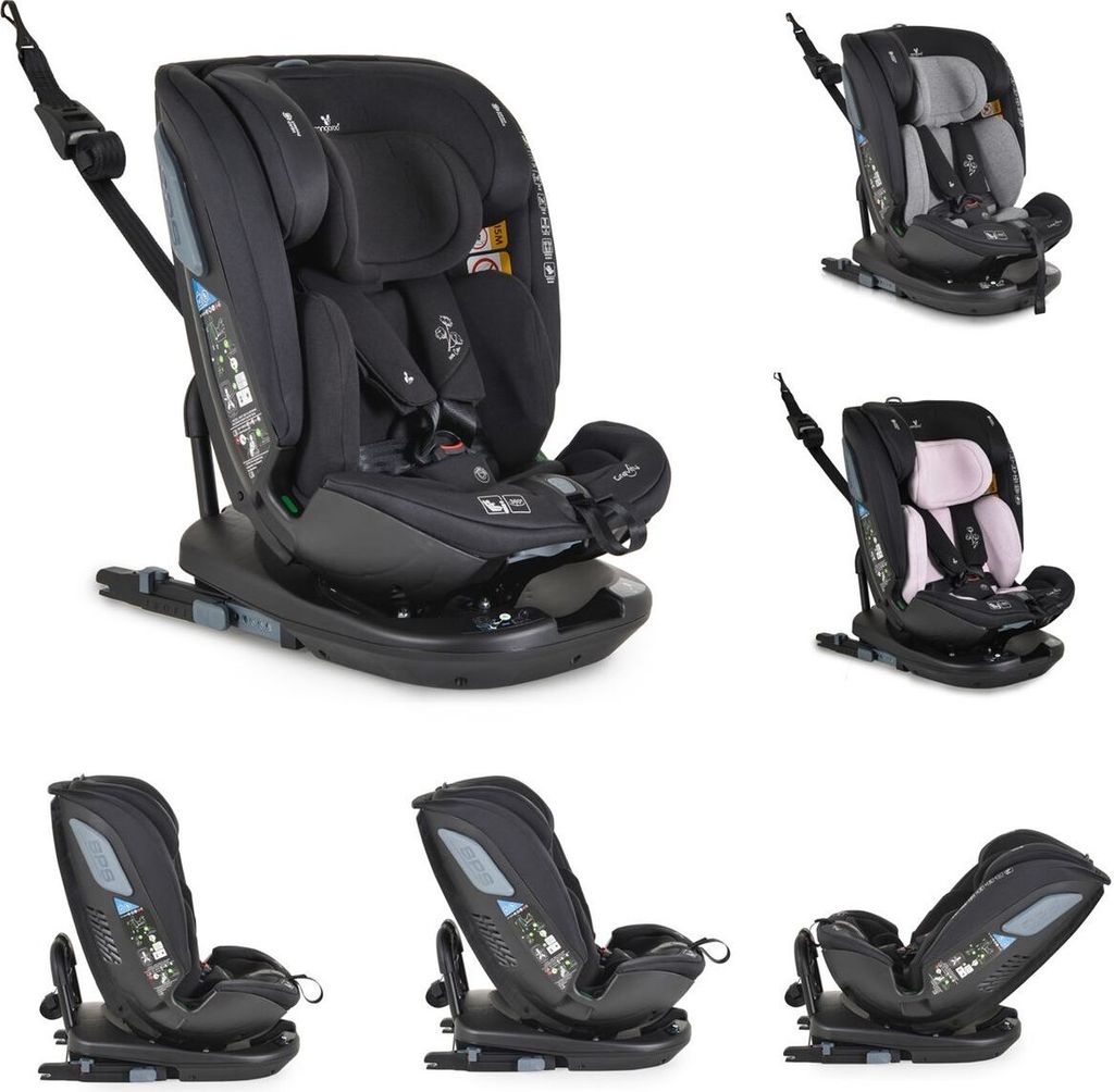 Cangaroo Autositz Zusatzautositz Gravity Black 40-150 cm i-Size 111406