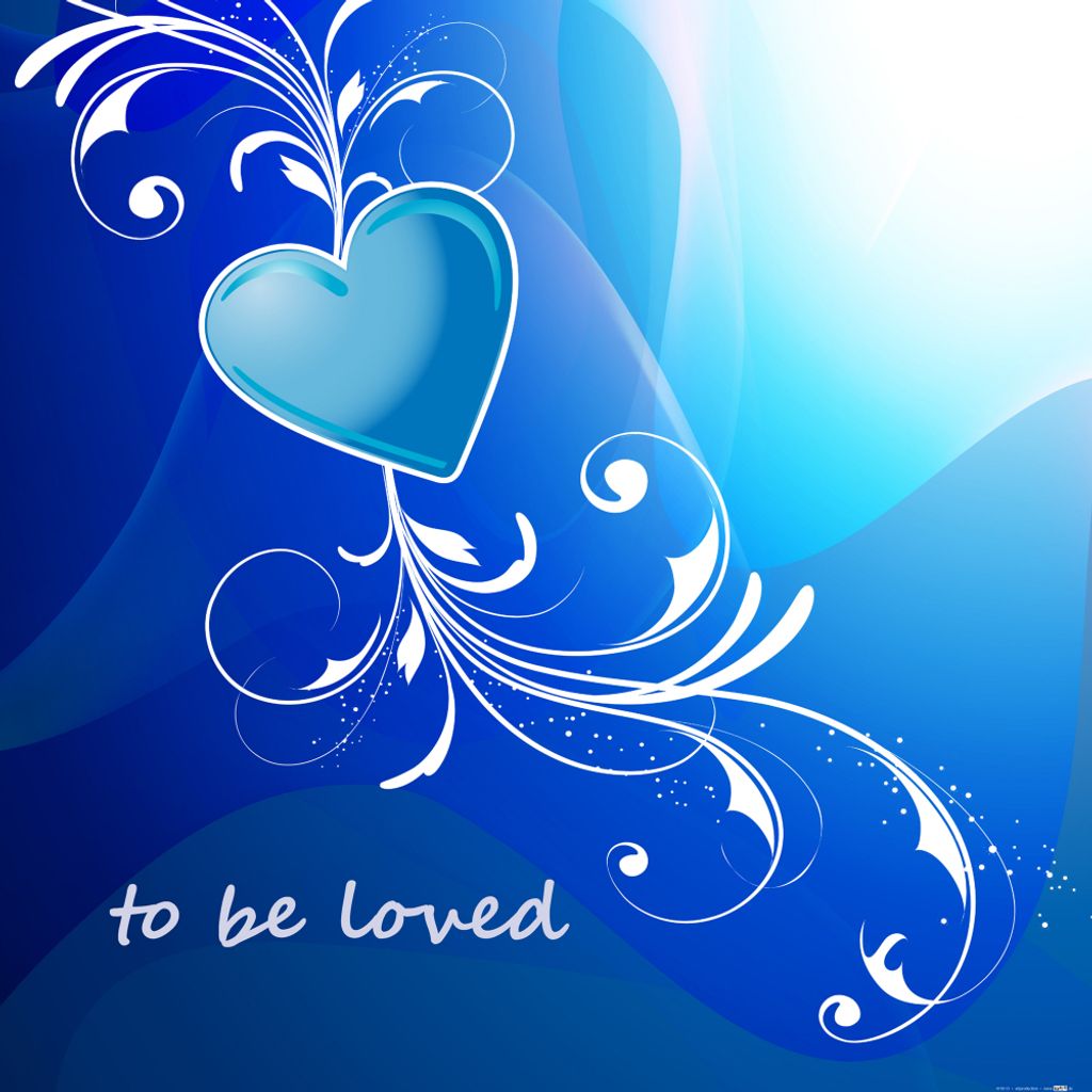 Herzen Kunstdruck Bild - To Be Loved (70 x 70 cm)