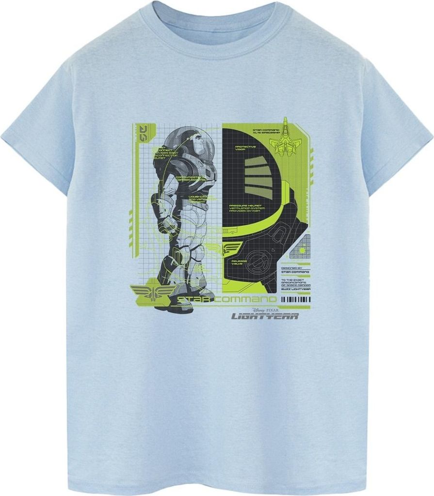 Disney - "Lightyear" T-Shirt für Herren BI50709 (M) (Babyblau)