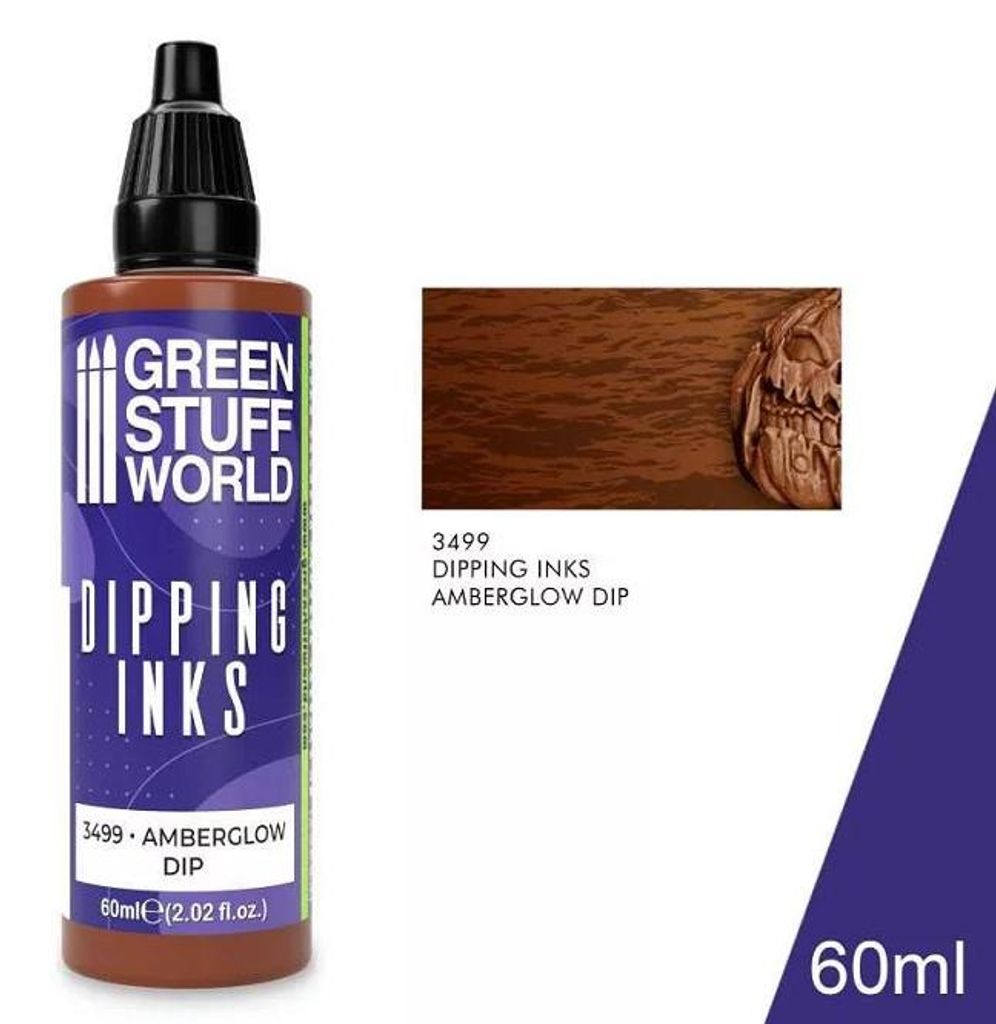 Green Stuff World GSW3499 – Tauchfarbe 60 ml – Amberglow Produktbild 
