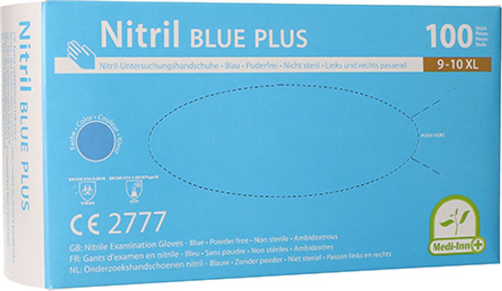 1000 Medi-Inn Medi-Inn® Handschuhe, Nitril puderfrei Blue Produktbild 