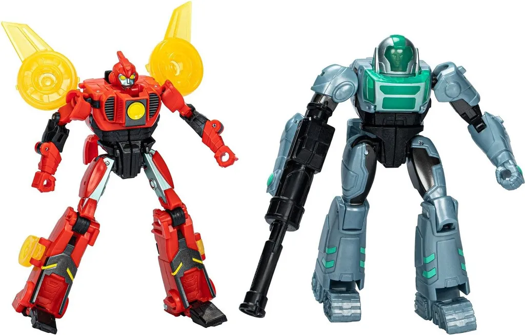 Pack Duo de Figurines Robot Transformers Earthspark avec Fonction Combiner - 3