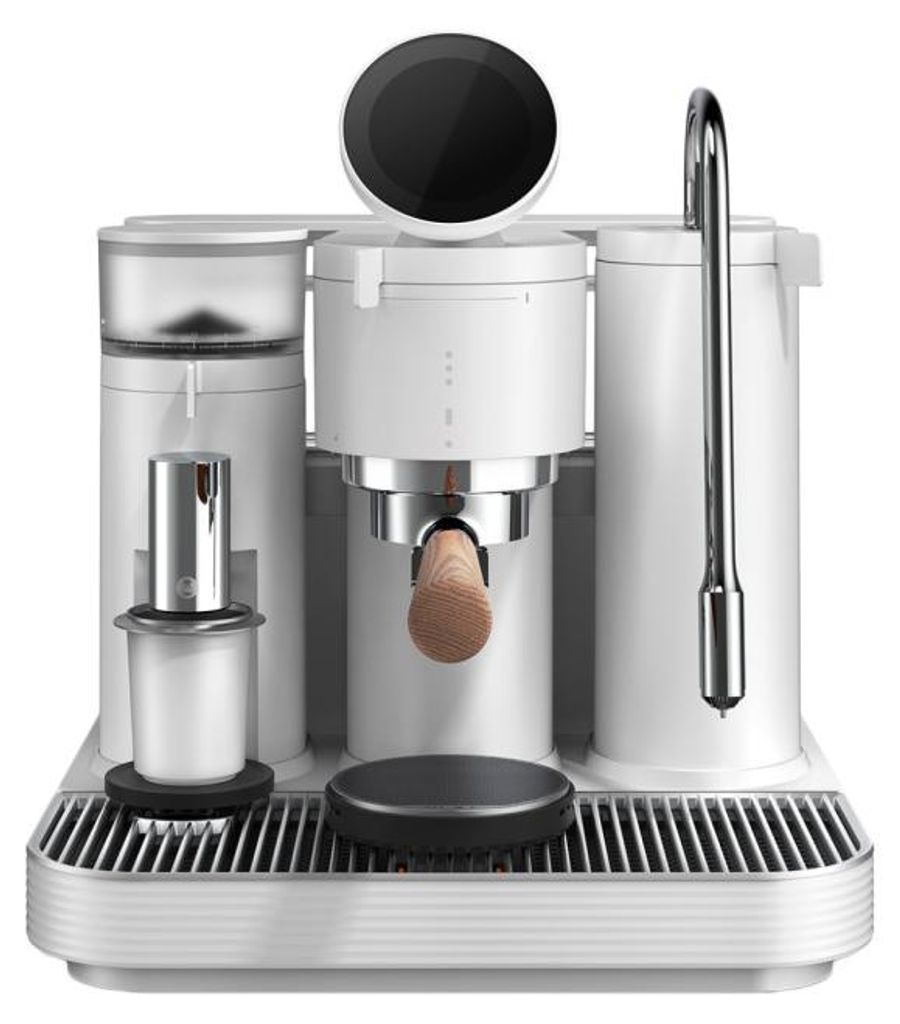 Machine expresso Meraki – avec broyeur, blanche Image du produit 