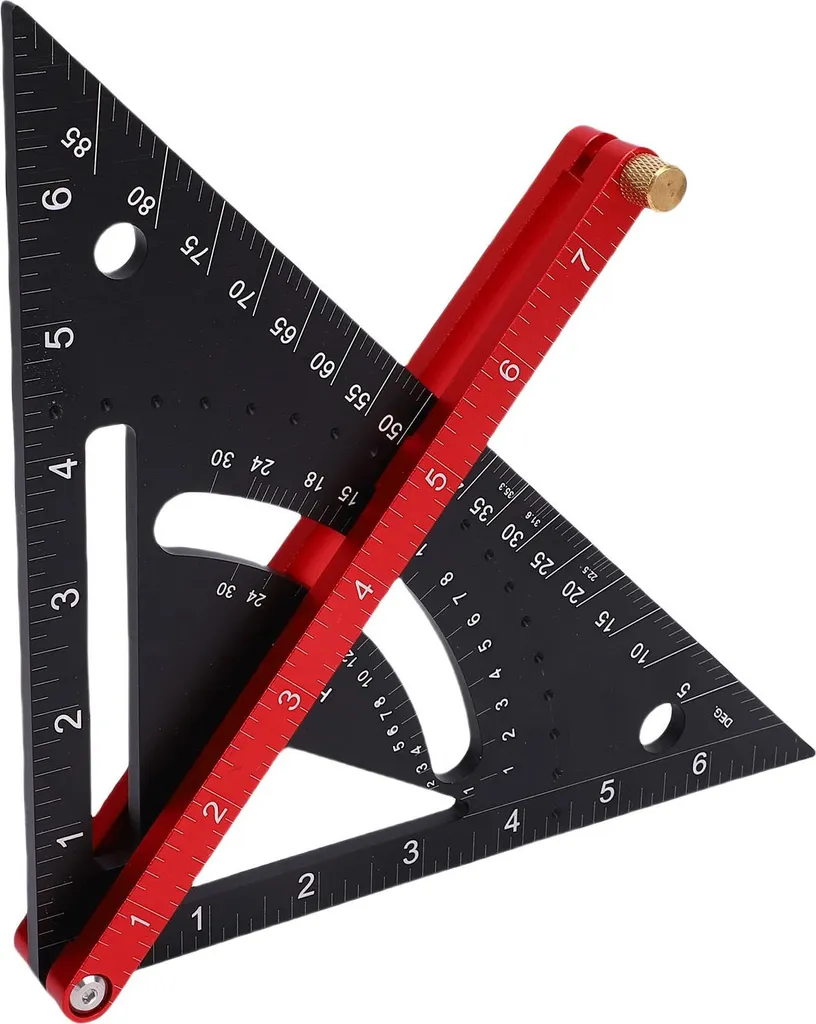 Équerre de menuisier bidirectionnelle réglable en aluminium robuste - 5