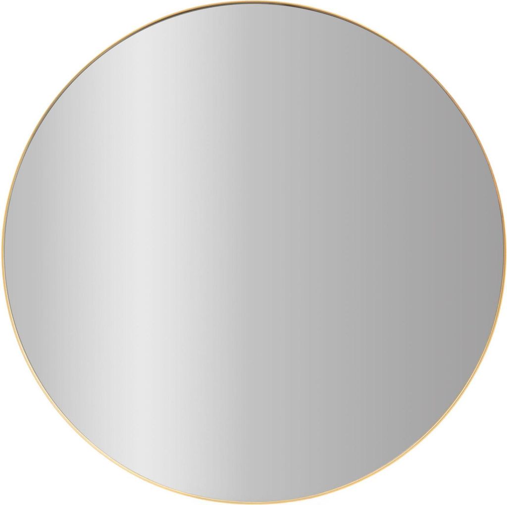 Okrągłe lustro NOOR, metalowa rama, złote, Ø 80 cm Zdjęcie produktu 