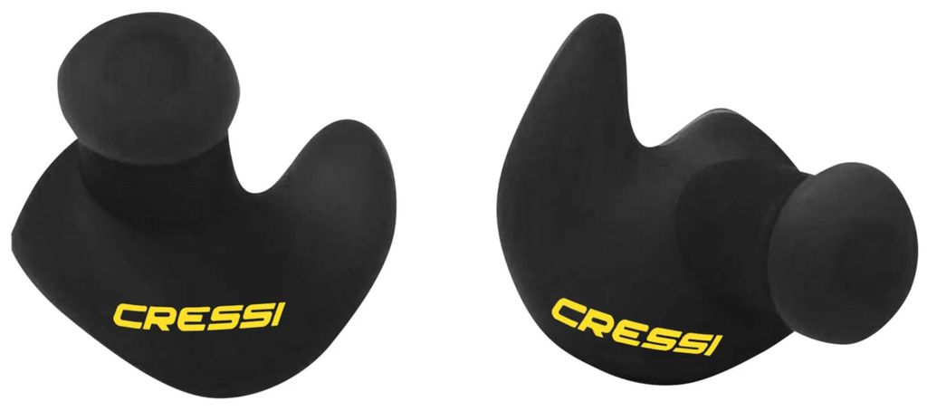 Cressi Dry Ear Plug - Schwimm-Ohrstöpsel - Black Black