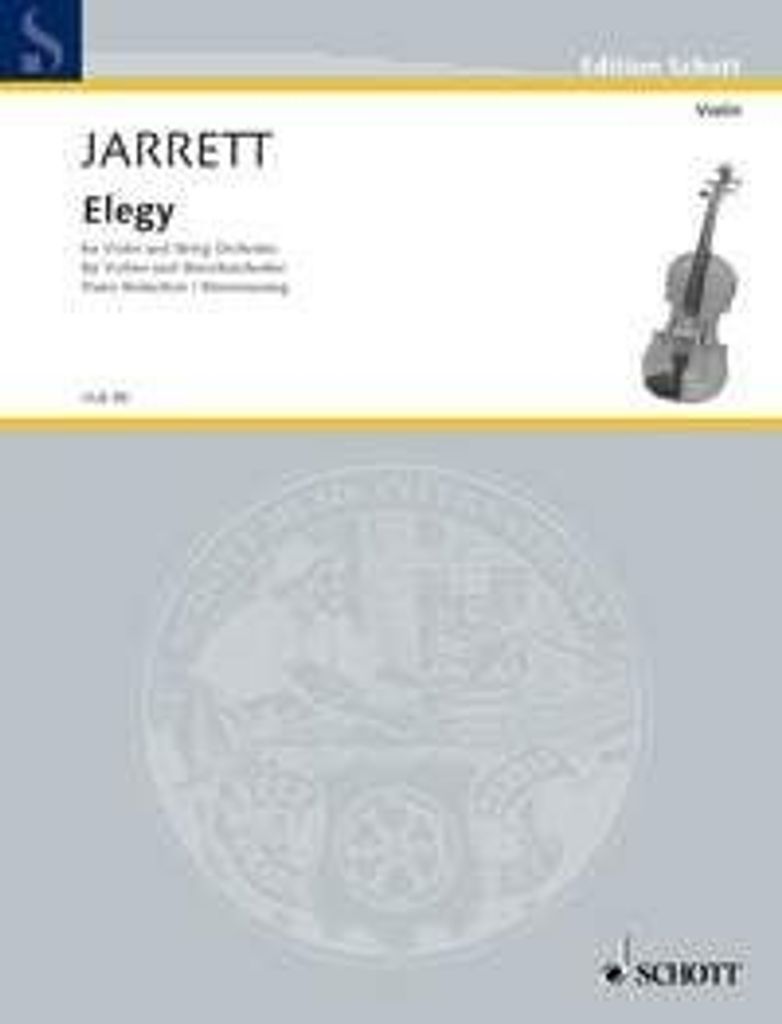 Elegy - Jarrett, Keith - Musiknoten
