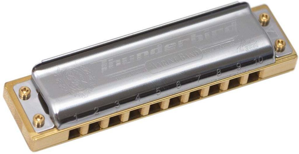 Hohner Marine Band Thunderbird Richter-LA ( Low A ) Diatonisch Mundharmonika