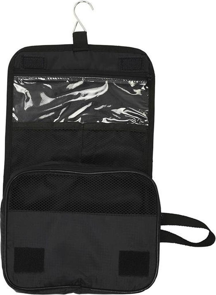 ausklappbare Kulturtasche mit Haken 37,5 cm schwarz