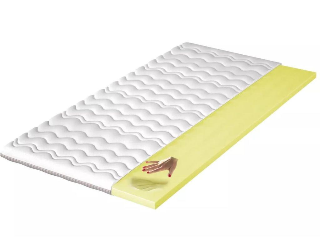 KLICKMOEBEL Topper Comforta Visco 120x200 – Premium-Matratzenauflage aus Memory-Schaum für maximalen Komfort und Druckentlastung