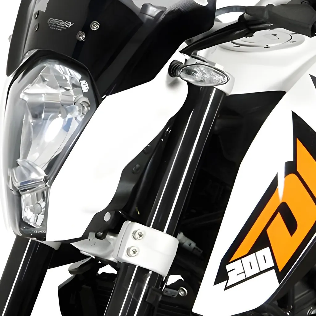 Sute de carénage MRA Spoiler S fumé pour moto KTM Duke 125 haute qualité