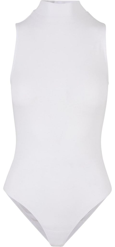 Build Your Brand - Bodysuit Rollkragen für Damen Ärmellos LT2418 (L) (Weiß)