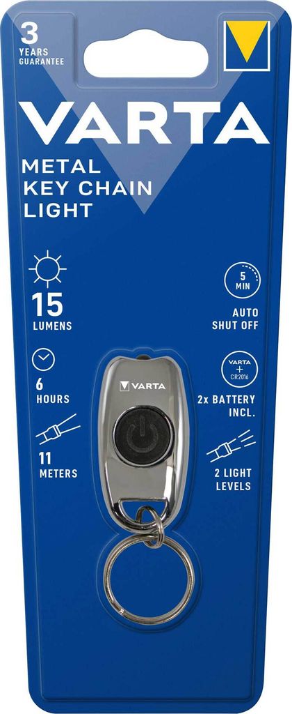 Varta LED Metal Key Chain BLI1 inkl.2xCR2016 Kaufland.de