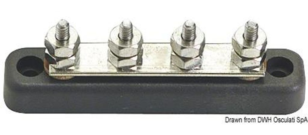 Schutzbezug szyny zbiorczej 153 x 38 mm Osculati 14.208.25