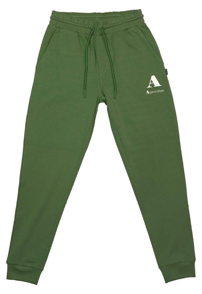 Aquascutum - Jogginghosen für Herren GT17851 (XXL Regulär) (Militärgrün)