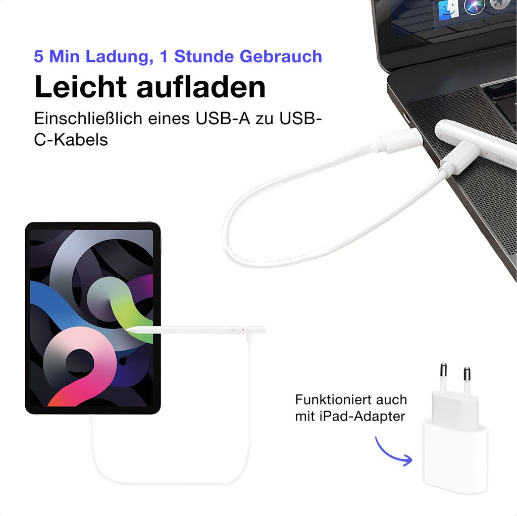 iMounts Alternativa Apple Pencil - iPad Pencil s USB-C - Obrázek produktu 3