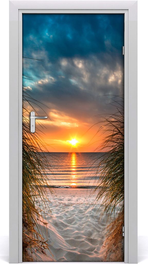 Tulup Türaufkleber 85x205 cm Dekorative Aufkleber Selbstklebend Wasserdichte Tapete Abnehmbar Schlafzimmer Wohnzimmer Wohnkultur - Sonnenuntergang...