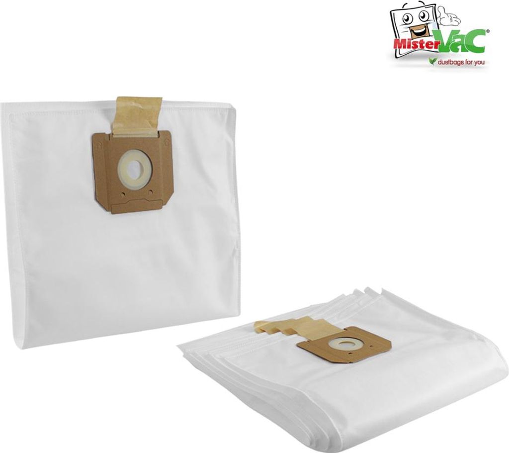 MisterVac Staubsaugerbeutel 10 Stück kompatibel mit Hilti VC40 - UM - Y Prof.