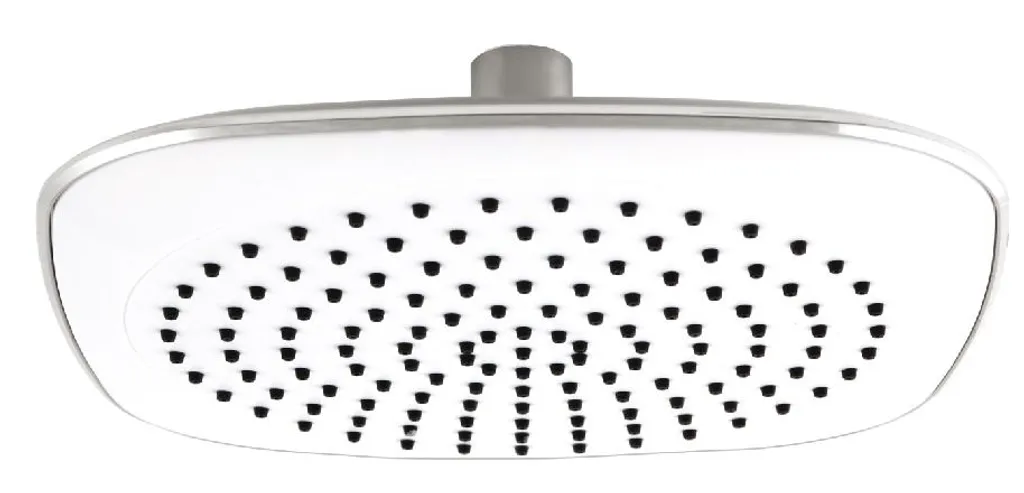 Soffione Doccia Novaservis 200mm RUP/310,0 | Design Moderno Bianco-Cromo