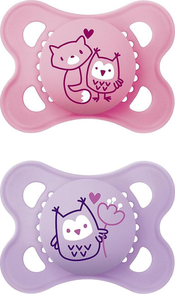 MAM Original Schnuller im 2er-Set, zahnfreundlicher Baby Schnuller aus nachhaltigen & -erneuerbaren Materialien, Sauger aus MAM SkinSoft Silikon, m...