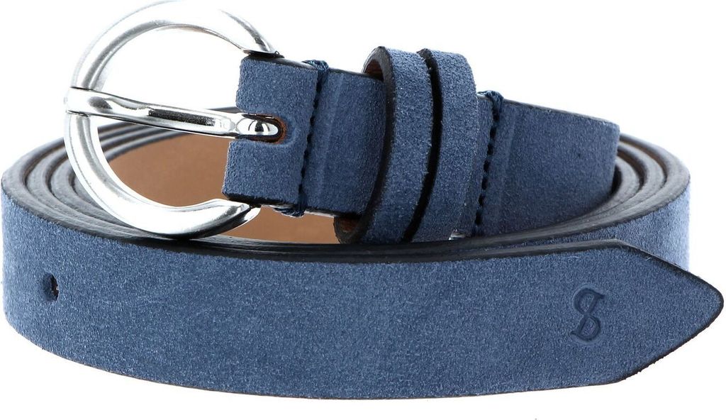SADDLER Leder Gürtel Karlskrona Belt W80 Blue blau